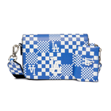  Túi MLB Korea - CHECKERBOARD MINI CROSS BAG LA DODGERS - 3ACRS042N-07BLD 