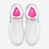  NIKE AIR JORDAN 1 MID SE GS PANIT DRIP WHITE PINK 