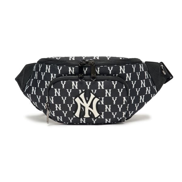 Túi Bao Tử MLB Korea - MONOGRAM HIP SACK NEW YORK YANKEES - 3AHSM012N-50BKS
