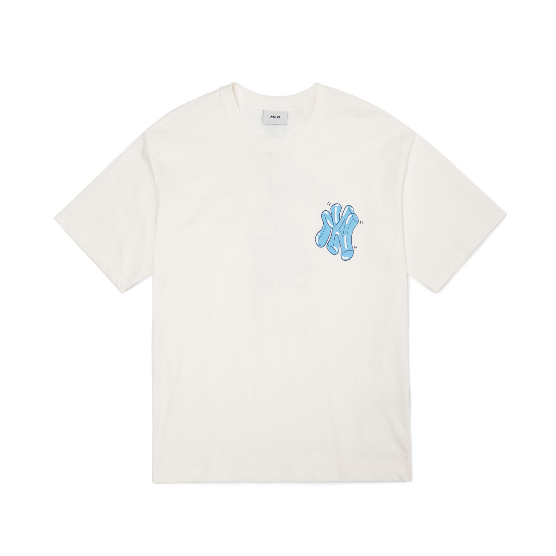 MLB■Denim Like Over T-shirt★送料込 MLB] Denim Like Monogram Overfit T-Shirt ☆大人気☆