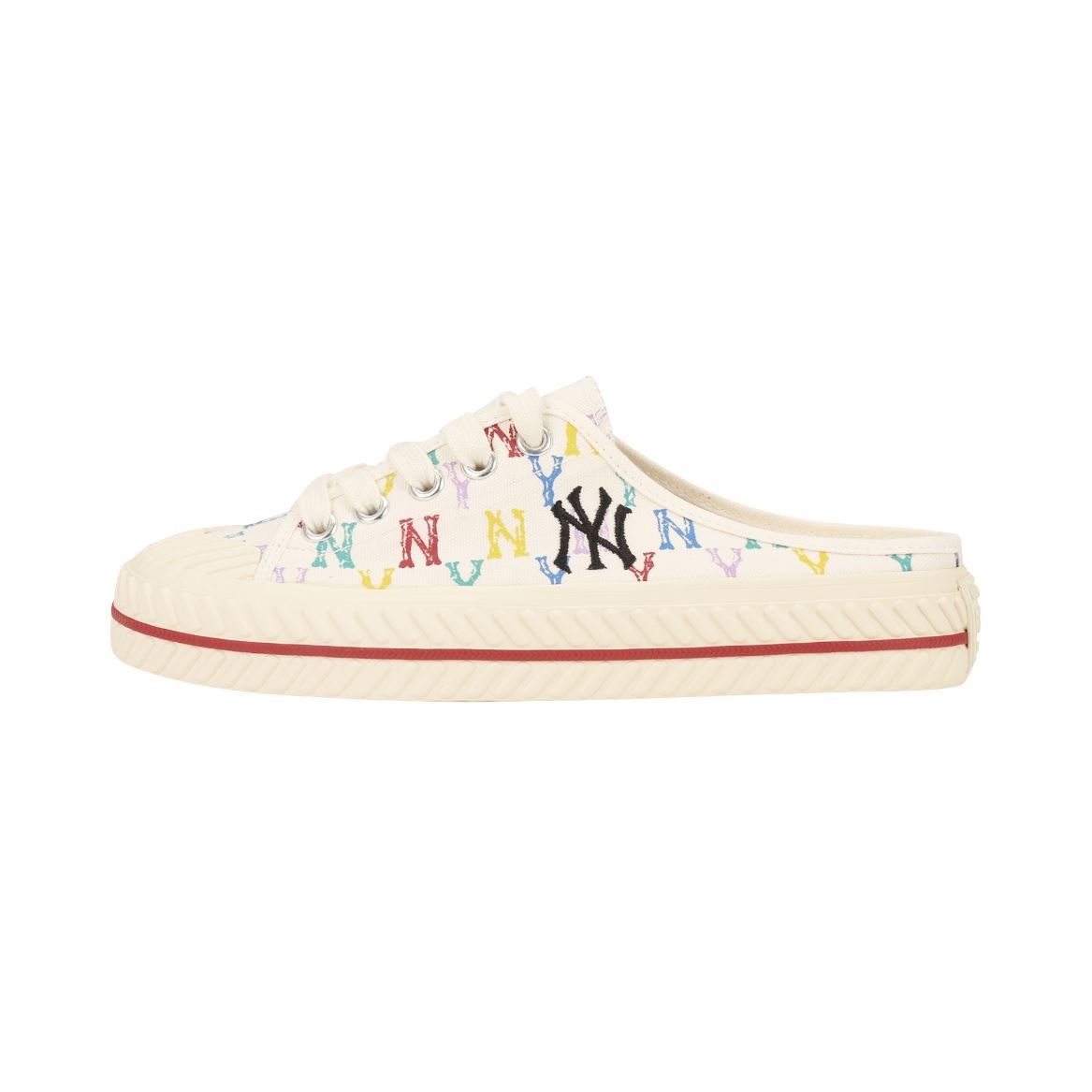  GIÀY MLB - Playball Origin Mule -  Monogram White 