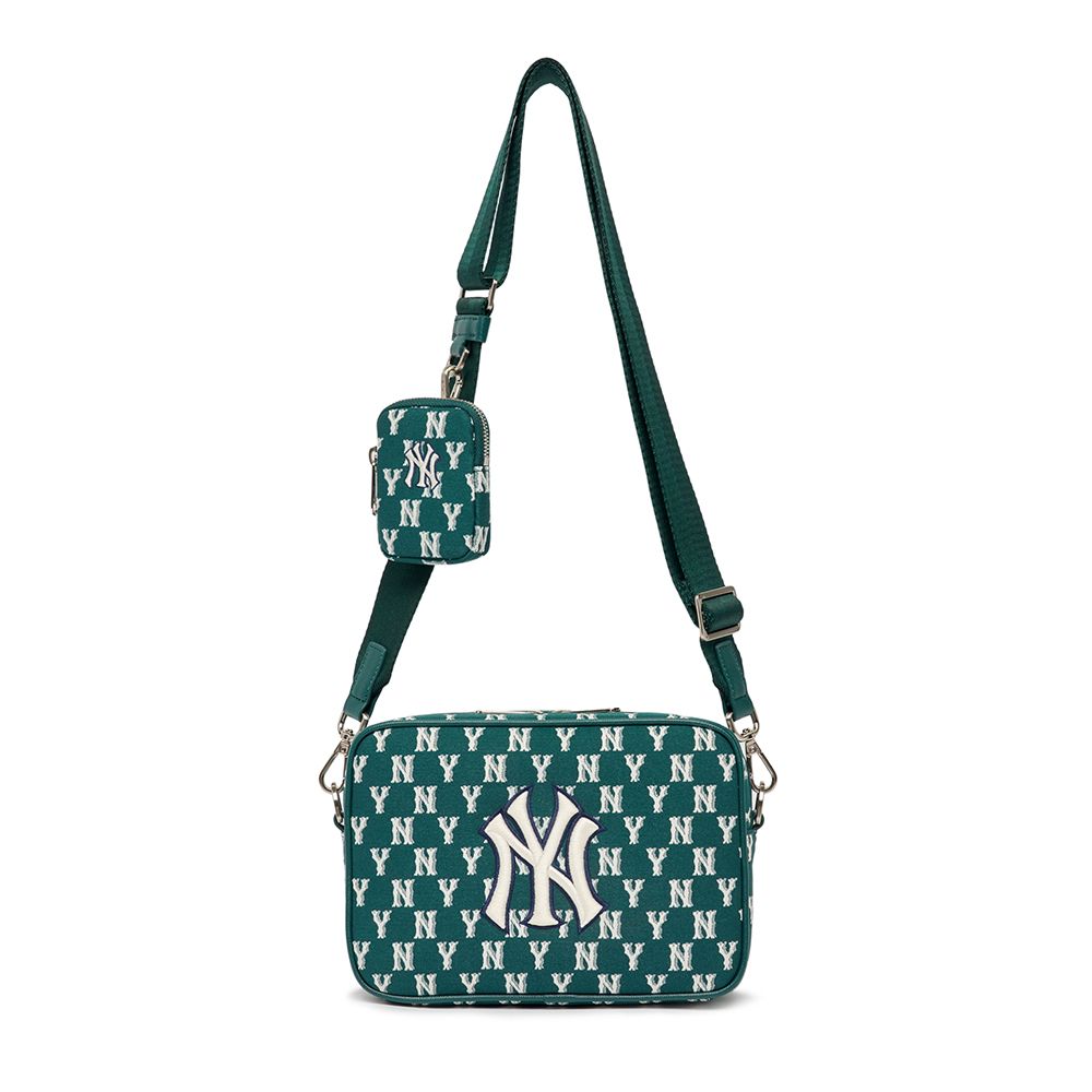 Túi MLB Korea MONOGRAM DENIM CROSS BAG NEW YORK YANKEES 3ACRM012N