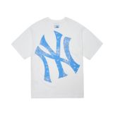  Áo thun MLB - PAISLEY MEGA LOGO T-SHIRT NEW YORK YANKEES - 3ATS53023-50WHS 