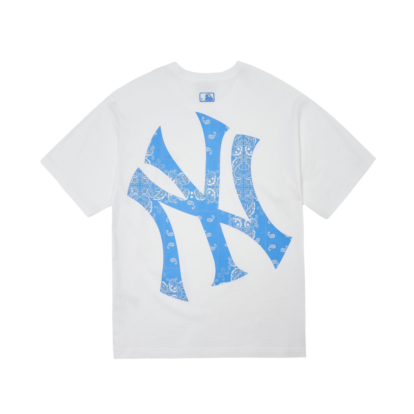 Áo phông MLB Paisley Back Logo Short Sleeve T-shirt New York Yankees  3ATS52023-50IVS