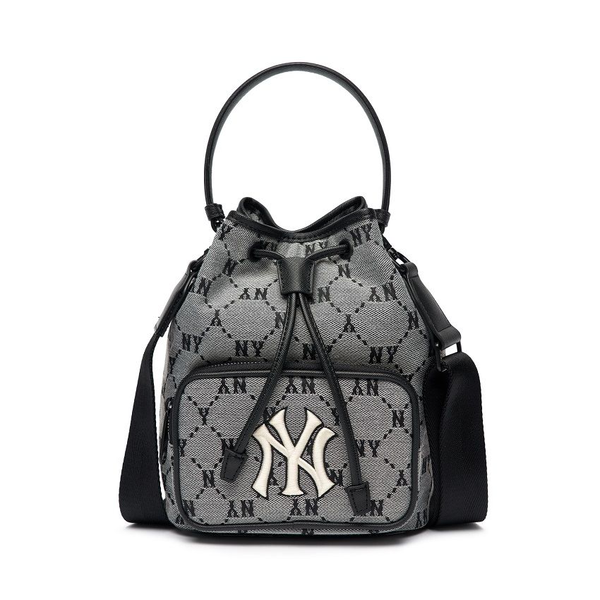  Túi Mlb Korea - MONOGRAM DIA JACQUARD BUCKET BAG - 3ABMS011N-50GRS 