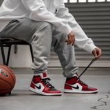  GIÀY NIKE AIR JORDAN 1 MID CHICAGO BLACK TOE - 554724-069 