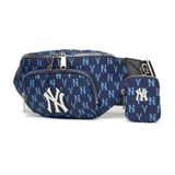 Túi Bao Tử MLB Korea - MONOGRAM HIP SACK NEW YORK YANKEES - 3AHSM012N-50NYL 