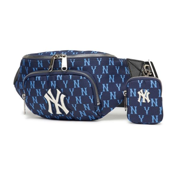 Túi Bao Tử MLB Korea - MONOGRAM HIP SACK NEW YORK YANKEES - 3AHSM012N-50NYL