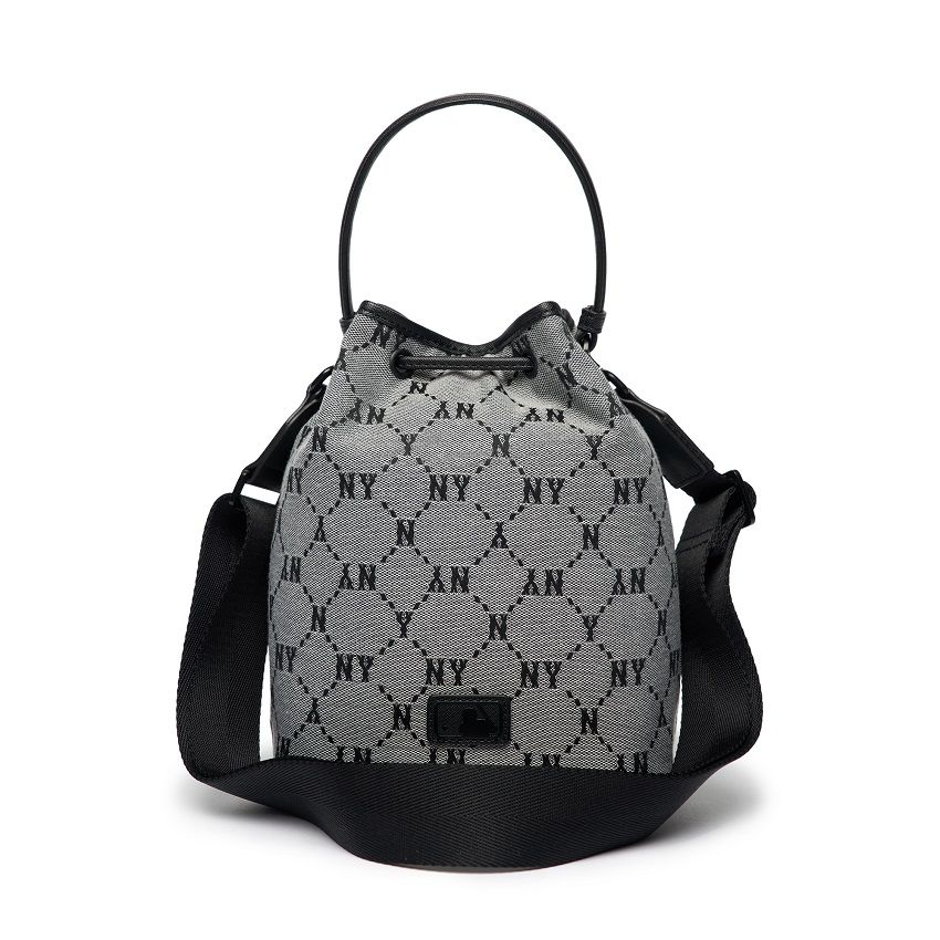  Túi Mlb Korea - MONOGRAM DIA JACQUARD BUCKET BAG - 3ABMS011N-50GRS 