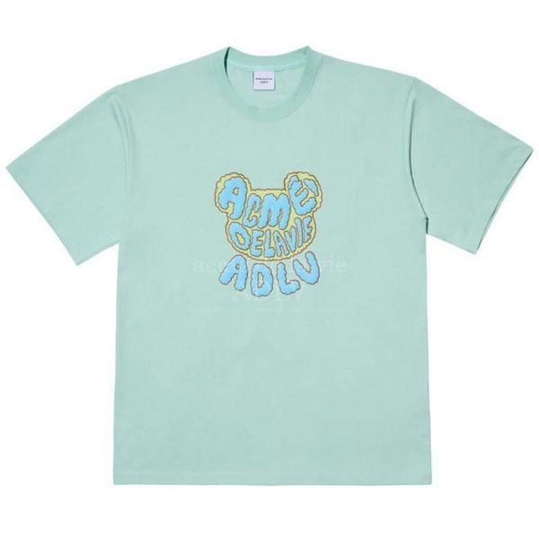  Áo thun - Acmé de la vie - ADLV EMBO BEAR SHORT SLEEVE T-SHIRT - MINT 