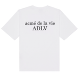  Áo thun - Acmé de la vie - ADLV BASIC SHORT SLEEVE 2 WHITE TEE 