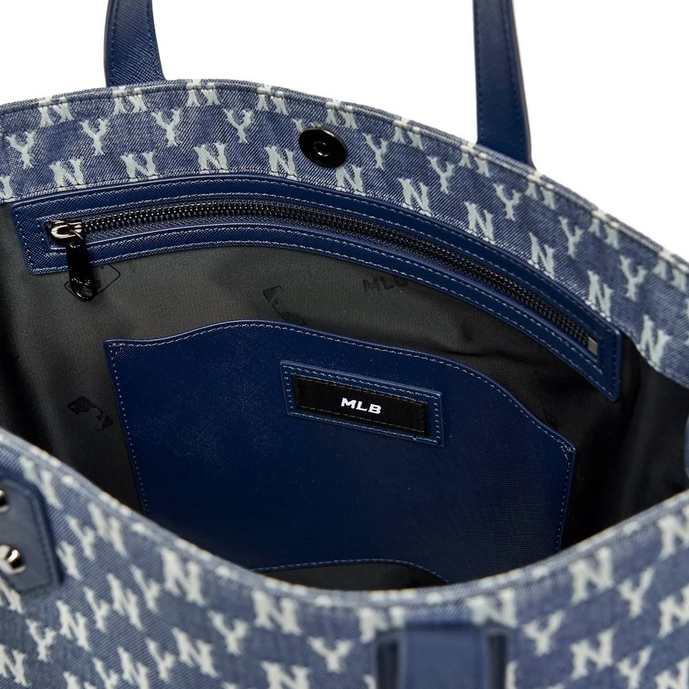  Túi MLB Korea - TOTE MLB MONOGRAM JACQUARD SHOPPER BAG NEW YORK YANKEES - 3AORL031N-50NYS 