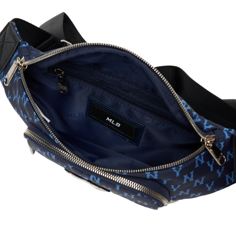 Túi Bao Tử MLB Korea - MONOGRAM HIP SACK NEW YORK YANKEES