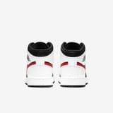  GIÀY NIKE JORDAN 1 MID BLACK CHILE RED WHITE - 554725-075 