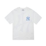  Áo thun MLB - PAISLEY MEGA LOGO T-SHIRT NEW YORK YANKEES - 3ATS53023-50WHS 