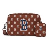  Túi MLB Korea - MONOGRAM DENIM CROSS BAG BOSTON RED SOX - 3ACRM012N-43BRD 