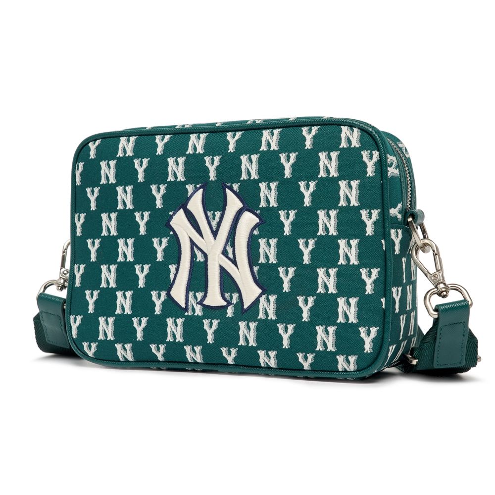  Túi MLB Korea - MONOGRAM DENIM CROSS BAG NEW YORK YANKEES - 3ACRM012N-50GND 