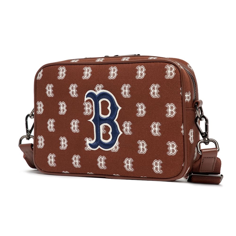  Túi MLB Korea - MONOGRAM DENIM CROSS BAG BOSTON RED SOX - 3ACRM012N-43BRD 