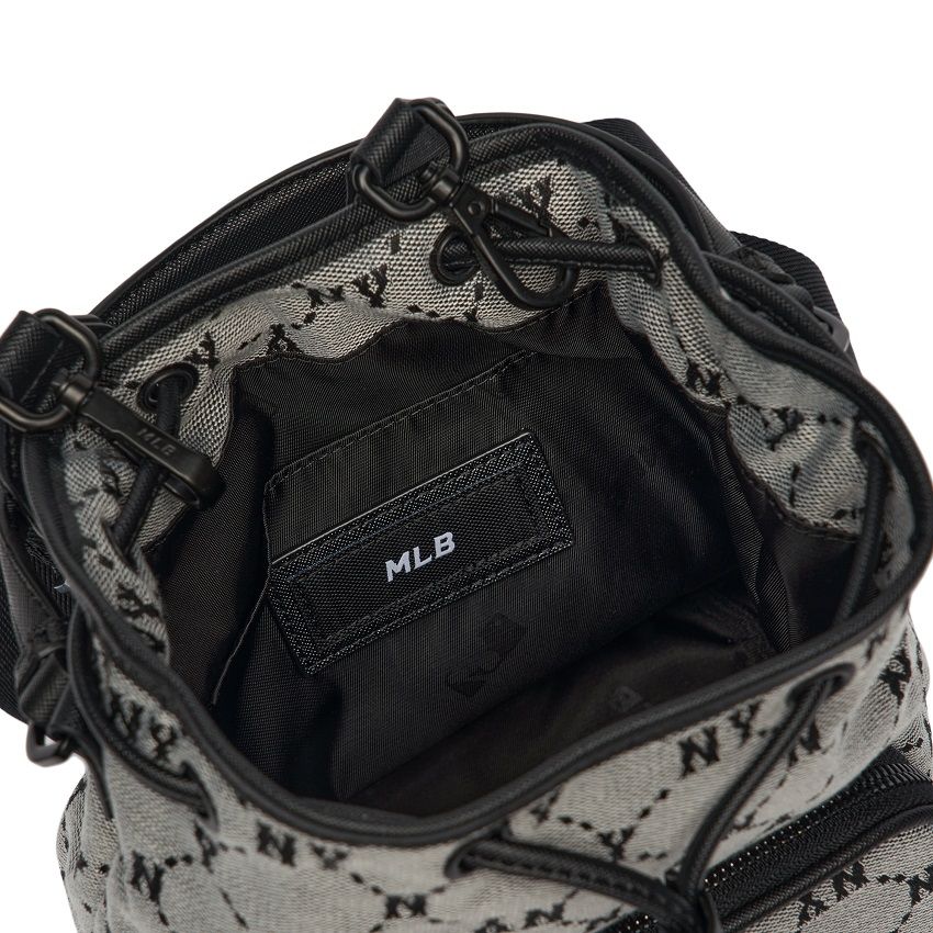  Túi Mlb Korea - MONOGRAM DIA JACQUARD BUCKET BAG - 3ABMS011N-50GRS 