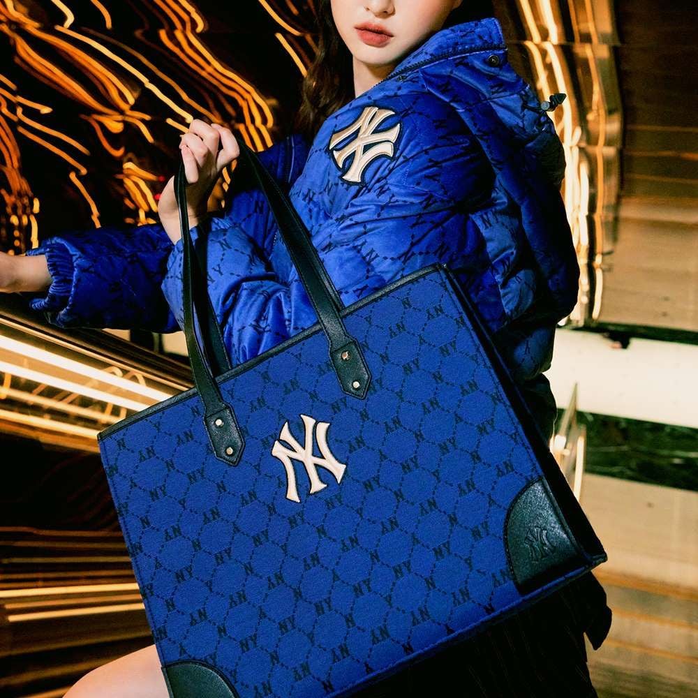 MLB Korea] Basic Big Logo Canvas Small Tote Bag - New York