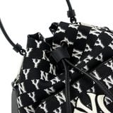  Túi MLB Korea - MONOGRAM JACQUARD BUCKET BAG NEW YORK YANKEES - 3ABMS031N-50BKS 