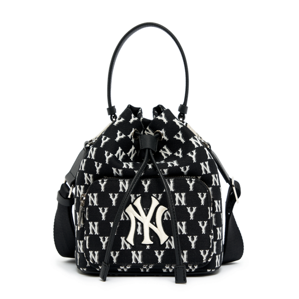  Túi MLB Korea - MONOGRAM JACQUARD BUCKET BAG NEW YORK YANKEES - 3ABMS031N-50BKS 