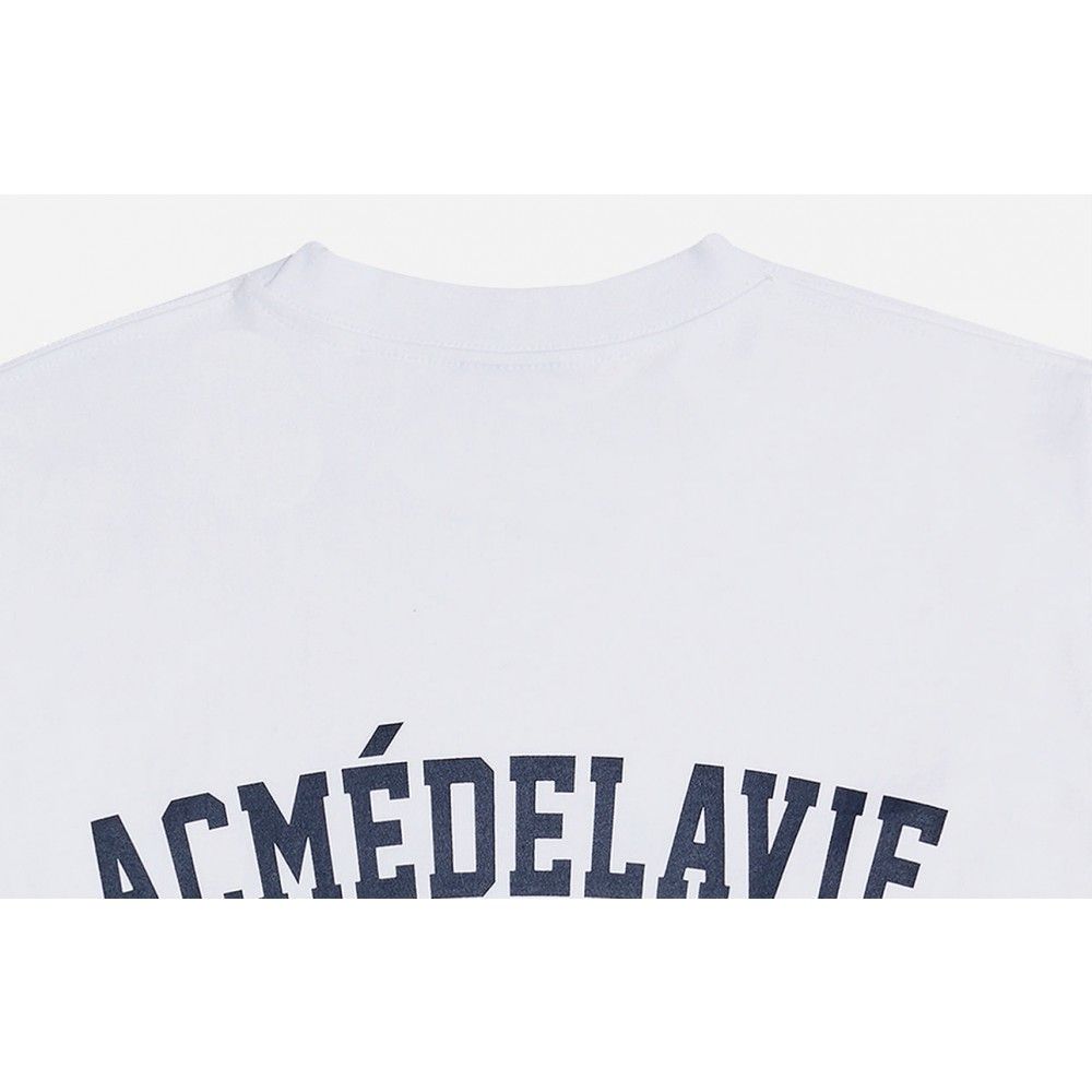  Áo thun - ADLV - Acmé de la vie - ADLV BABY FACE SHORT SLEEVE T-SHIRT WHITE MINI CAP BOY 