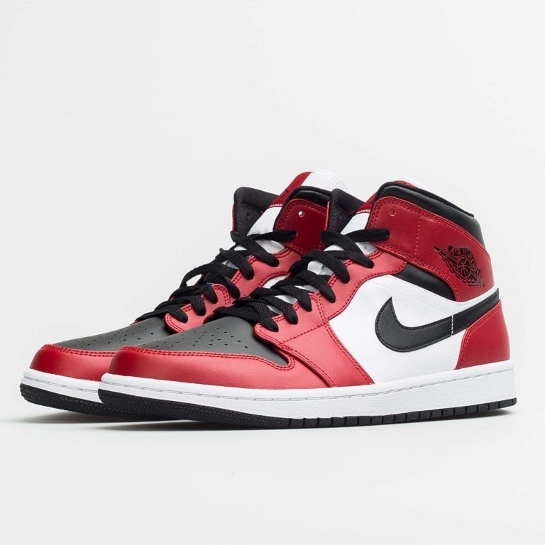  GIÀY NIKE AIR JORDAN 1 MID CHICAGO BLACK TOE - 554724-069 