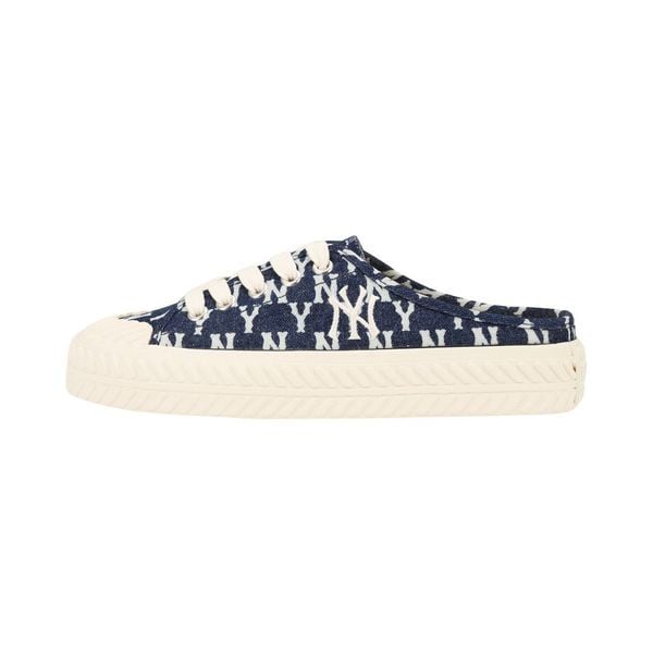  Giày MLB Playball Origin Mule  Monogram Denim 32SHSD111-50N 