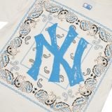  Áo thun MLB - PAISLEY BACK LOGO T-SHIRT NEW YORK YANKEES - 3ATS52023-50IVS 