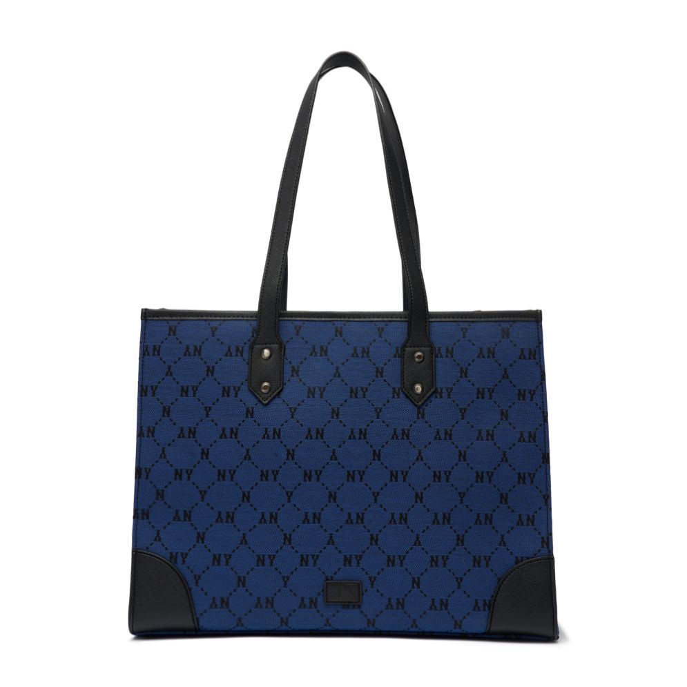  Túi - MLB Korea - MONOGRAM DIAMOND JACQUARD SHOPPER BAG NEW YORK YANKEES - 3AORL021N-50BLD 