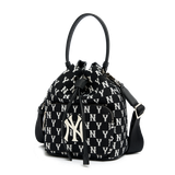  Túi MLB Korea - MONOGRAM JACQUARD BUCKET BAG NEW YORK YANKEES - 3ABMS031N-50BKS 