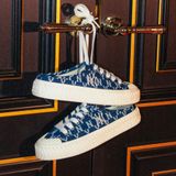  Giày MLB Playball Origin Mule  Monogram Denim 32SHSD111-50N 