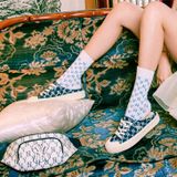  Giày MLB Playball Origin Mule  Monogram Denim 32SHSD111-50N 