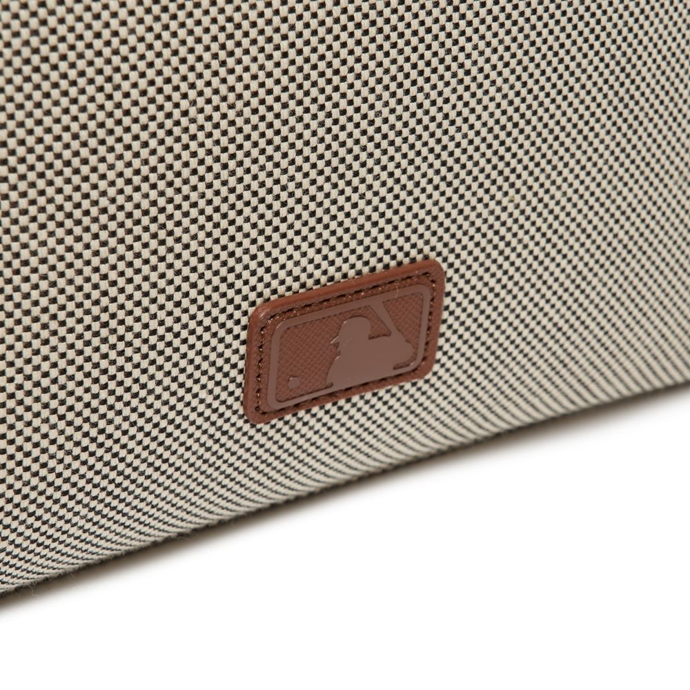  Túi MLB Korea - Basic Big Logo Canvas Small Tote Bag Boston Red Sox D.Brown - 3AORS062N-43BRD 