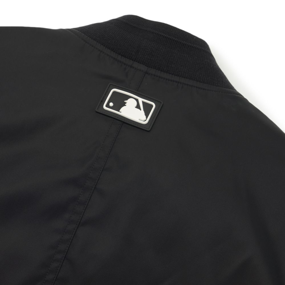  Áo Khoác Bomber MLB - BASIC LOGO WOVEN PADDED BASEBALL JUMPER NEW YORK YANKEES - 3AJPB0124-50BKS 