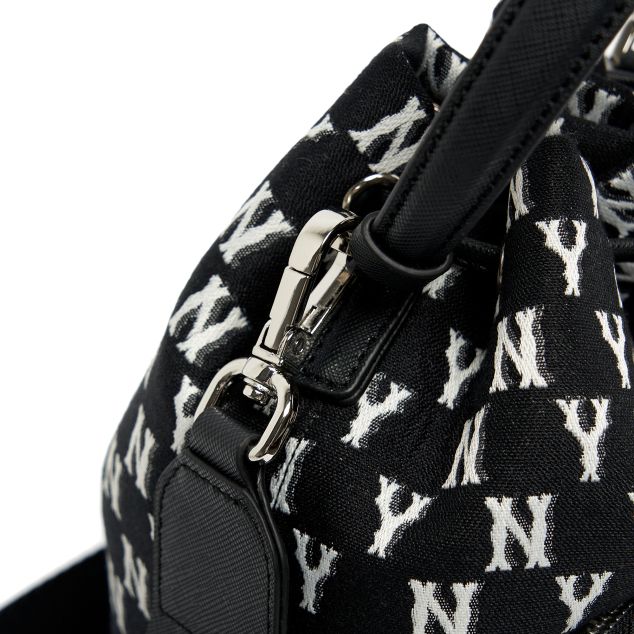  Túi MLB Korea - MONOGRAM JACQUARD BUCKET BAG NEW YORK YANKEES - 3ABMS031N-50BKS 