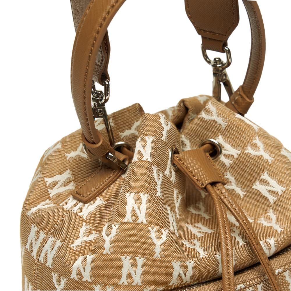  Túi MLB Korea - MONOGRAM JACQUARD BUCKET BAG NEW YORK YANKEES - 32BG34111-50B 