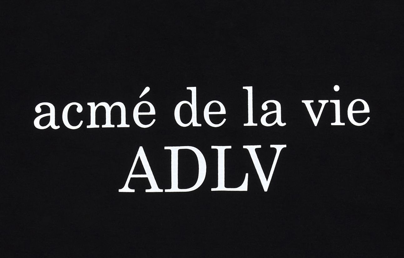  Áo thun - Acmé de la vie - ADLV BABY FACE SHORT SLEEVE T-SHIRT BLACK CAP BOY 