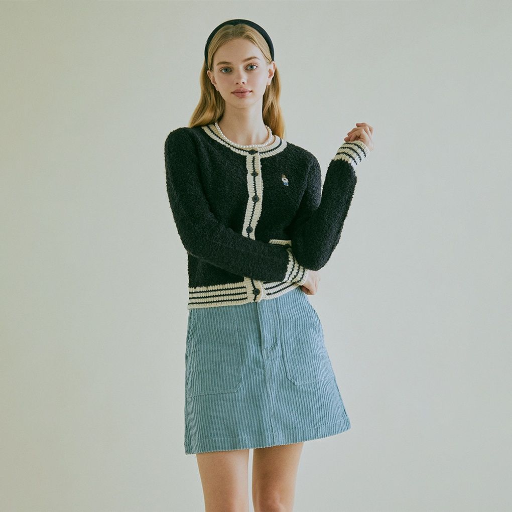  Áo Cardigan WHOAU [Nữ] - Steve Buckle Cardigan - WHCKC4T41F 