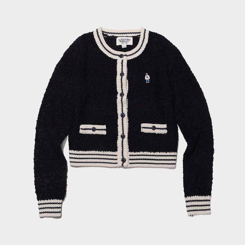  Áo Cardigan WHOAU [Nữ] - Steve Buckle Cardigan - WHCKC4T41F 