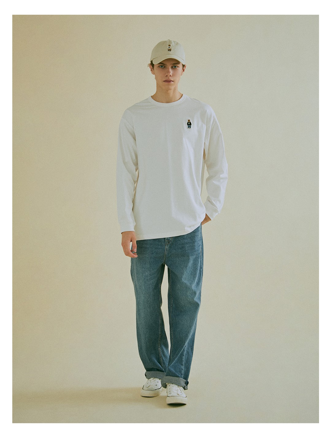 Áo Sweater WHOAU - Steve Long Sleeve Solid Colored