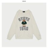  Áo Sweater WHO.A.U - Brushed Big Steve Patch Sweatshirt - WHMWC4911U 