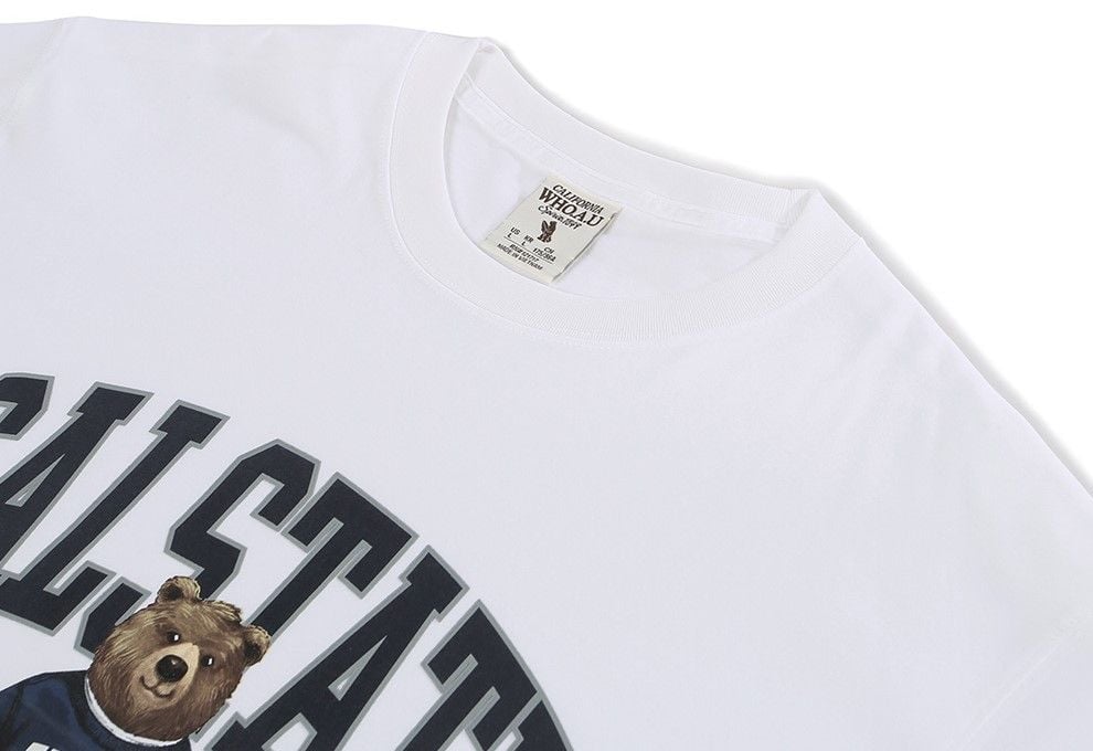  Áo Thun WHOAU [Unisex] - Photorealistic Steve White T-shirt - WHRPC2415U 