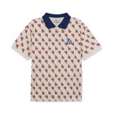  Áo Polo MLB - Women's Classic Monogram Full Board LA Dodgers Cream - 3FPQM0233-07CRS 