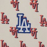  Áo Polo MLB - Women's Classic Monogram Full Board LA Dodgers Cream - 3FPQM0233-07CRS 