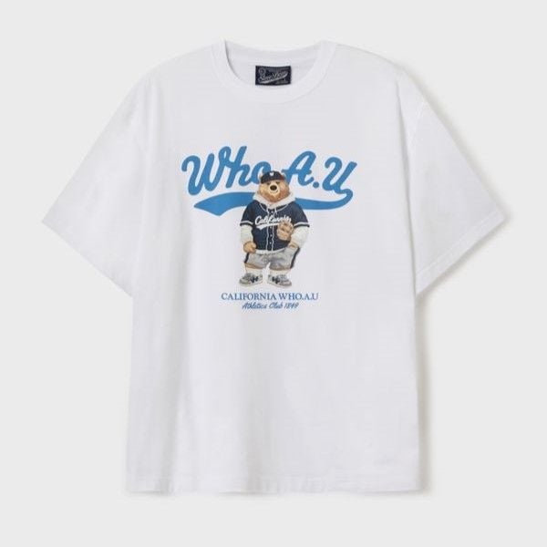  Áo Thun WHOAU [Unisex] - Steve Photo T-Shirt White - WHRPF2351U 