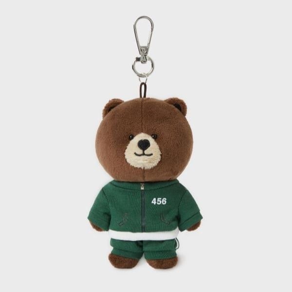 Charm Móc Khoá Gấu Whoau - [WAU X SQUID GAME] WAU Steve Keyring - WHAWF2352A
