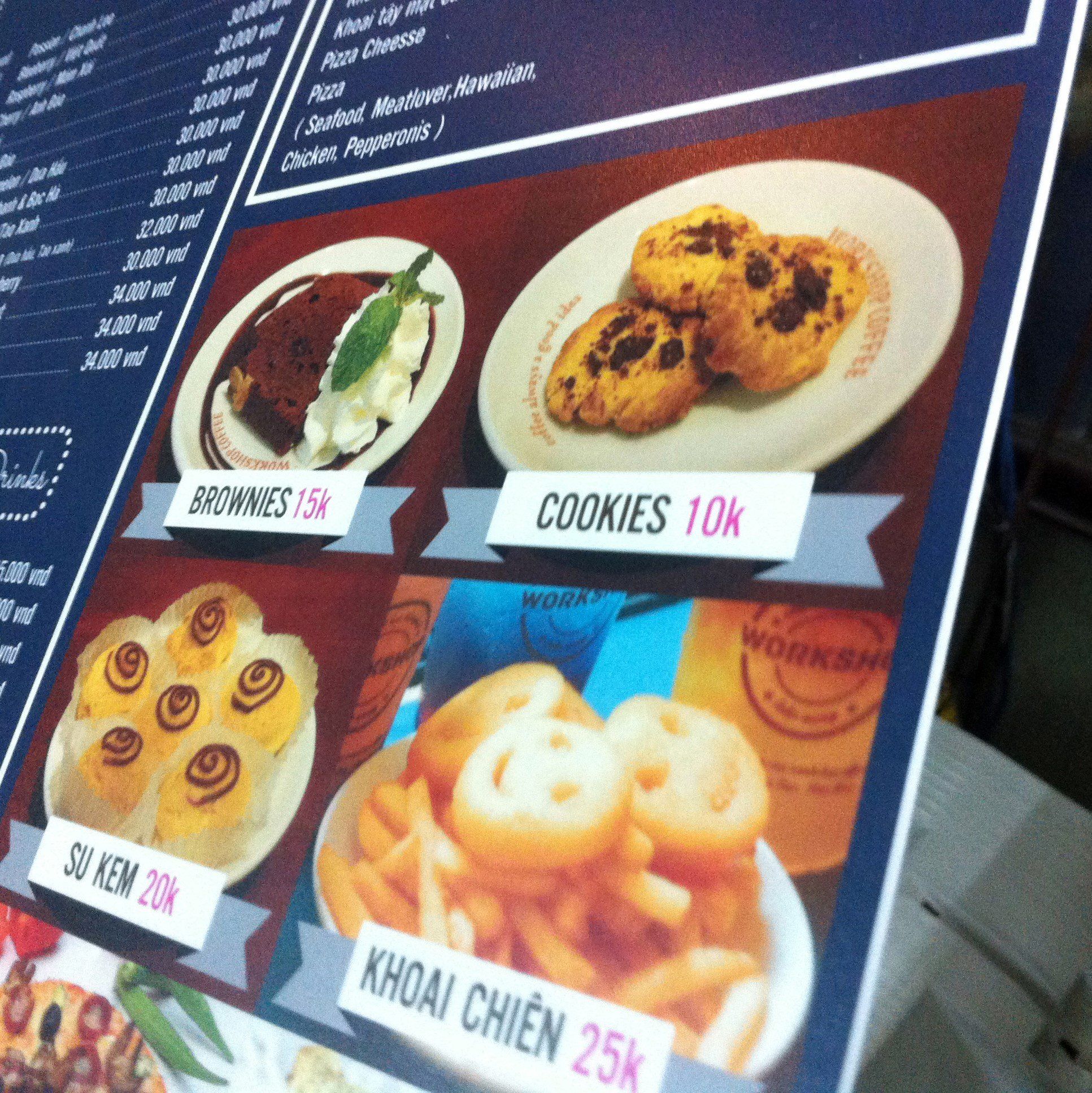 In fomex Menu