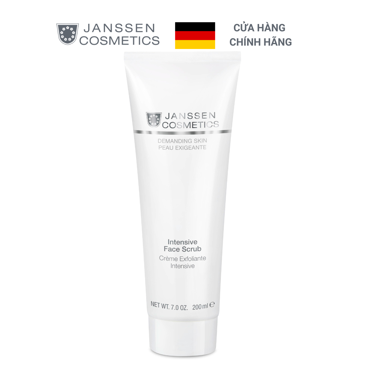  Tẩy tế bào chết cho da lão hoá sớm - Janssen Cosmetics Intensive Face Scrub 200ml 